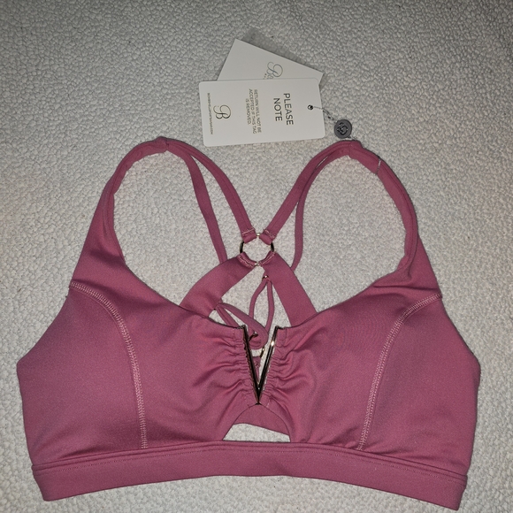Bombshell Sportswear  Knockout Bra - Blush NWT's Size Large - Picture 2 of 4